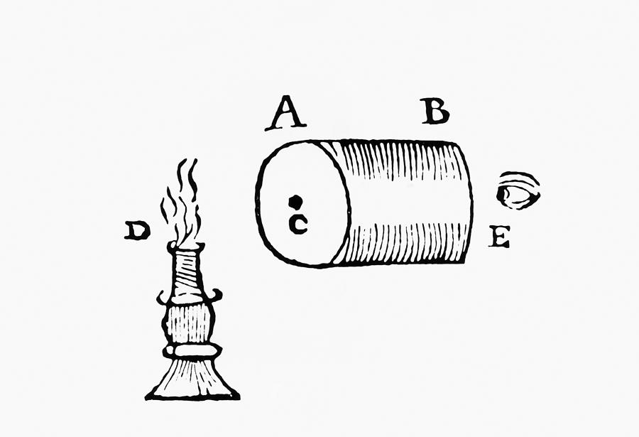 900x615 Drawing Of A Simple Single Lens Microscope Photograph By Dr Jeremy - Simple Microscope Sketch