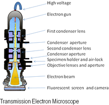 220x212 Electron Microscope - Simple Microscope Sketch