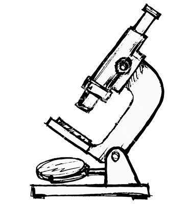 380x400 Microscope Drawing Clipart Panda - Simple Microscope Sketch