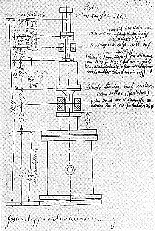 519x769 Ernst.ruska.de - Simple Microscope Sketch