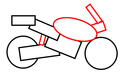 400x250 Drawing A Cartoon Motorcycle - Simple Motorcycle Sketch