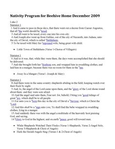 236x305 Downloadable Free Nativity Script For A Kids Christmas Play - Simple Nativity Sketch