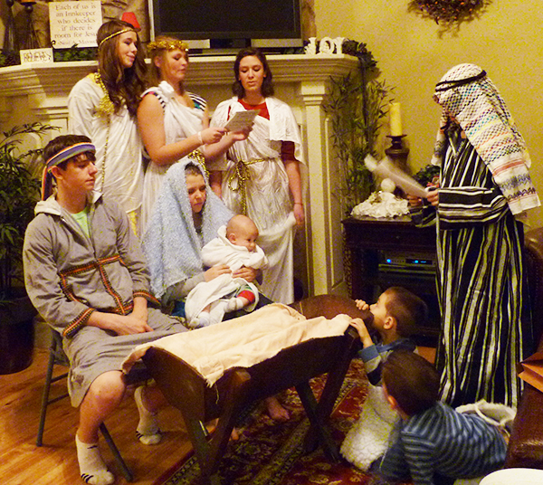 600x536 How To Put On A Christmas Nativity Play - Simple Nativity Sketch