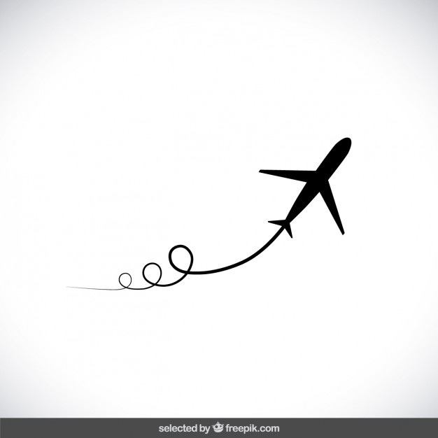 626x626 Airplane Vectors, Photos And Psd Files Free Download - Simple Plane Sketch