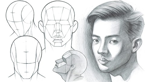 480x270 Portrait Drawing Fundamentals Made Simple Udemy - Simple Portrait Sketch