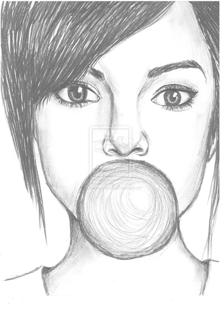 752x1062 Portrait Pencil Face Simple Drawing Pictures - Simple Portrait Sketch