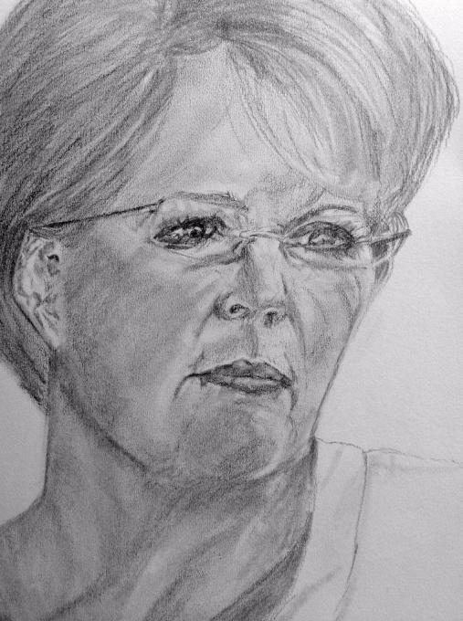 507x680 Self Portrait. Nature. Drawings. Pictures. Drawings Ideas For Kids - Simple Portrait Sketch