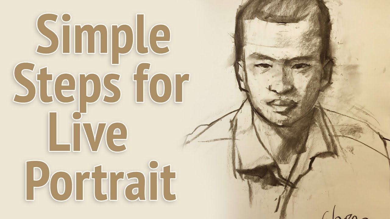 1280x720 Simple Steps For Live Portrait Drawing In 10 Minutes - Simple Portrait Sketch