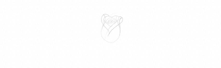 850x261 How To Draw A Rose - Simple Rose Sketch Step By Step