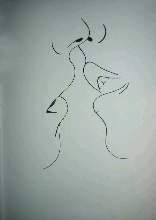 500x706 Pin By Sandeep On Sketch Art Contours, Drawings And - Simple Sketch Drawing