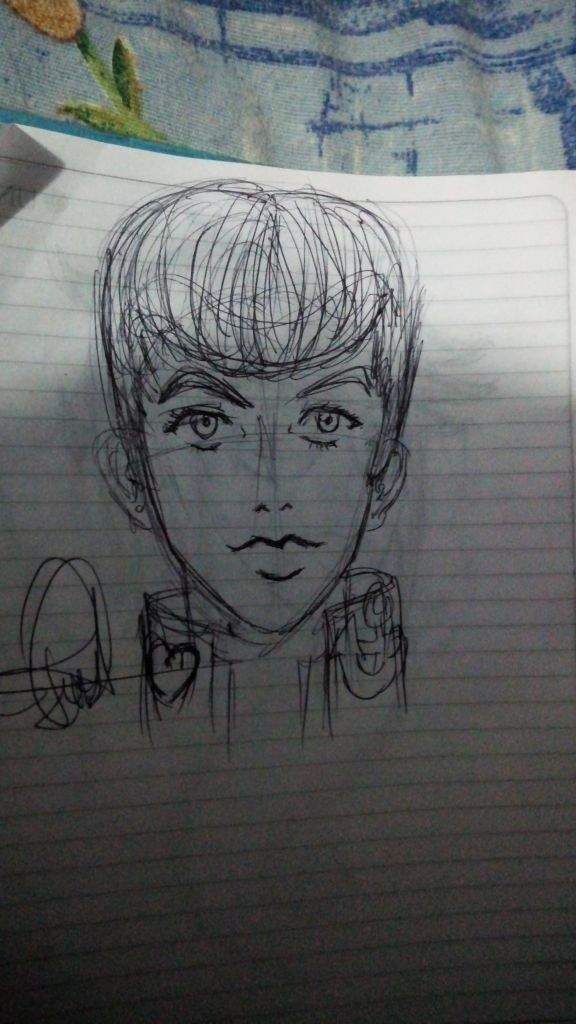 576x1024 Simple Sketch Of Pompadour Boy Jojo Amino Amino - Simple Sketch Of A Boy