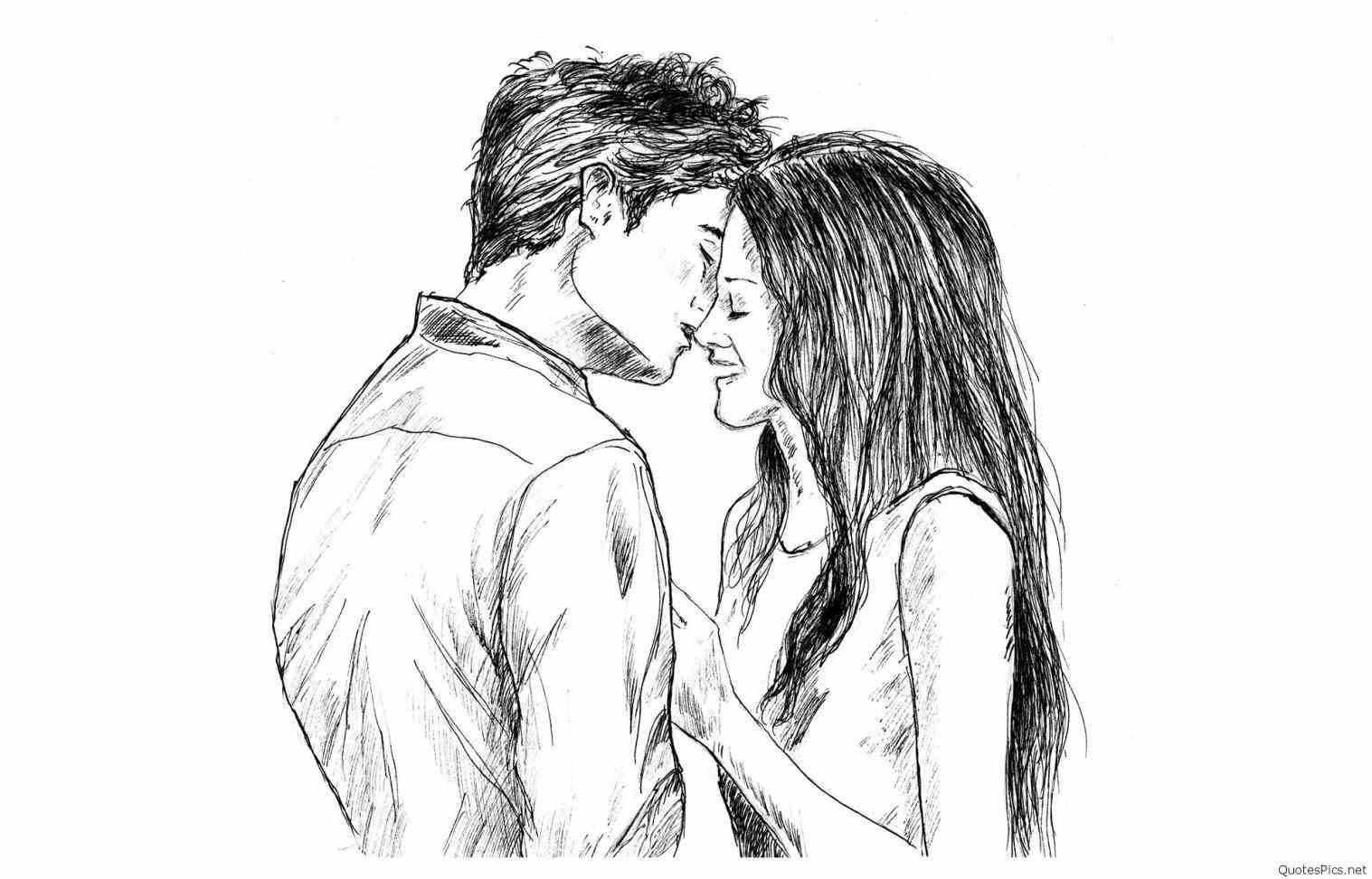 1517x972 Boy And Girl Love Simple Sketch Simple Sketch Of Boy And Girl Love - Simple Sketch Of A Boy