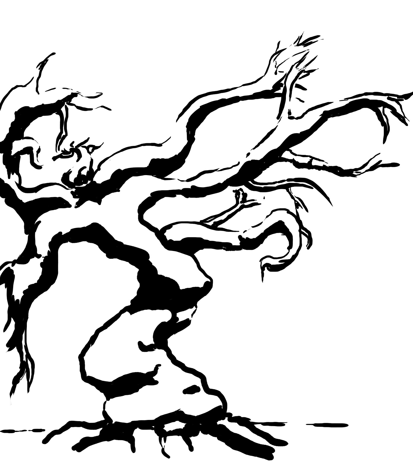 1417x1600 This Is Not The Greatest Blog In The World, No... This Is Just A - Simple Sketch Of A Tree