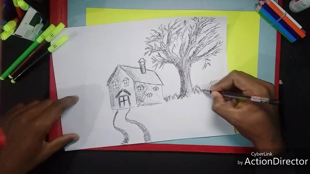 1280x720 How To Make Simple Sketch Drawing - Simple Sketch Pictures