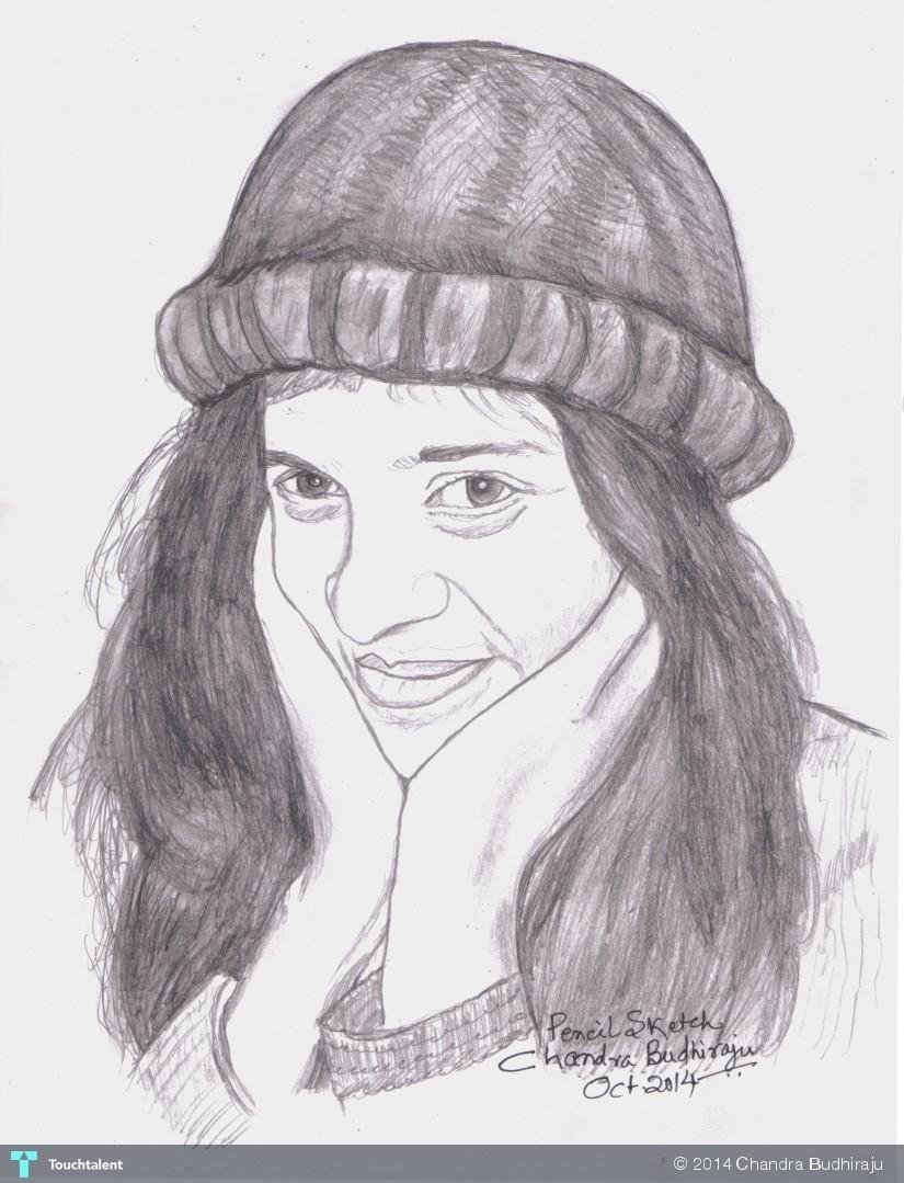 825x1079 Artist Ankita Sinha ( A Simple Pencil Sketch ) Touchtalent - Simple Sketch Pictures