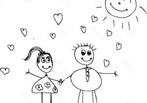 300x210 Children Drawings Pencil Simple Sketch For Kid Simple Pencil - Simple Sketches For Kids