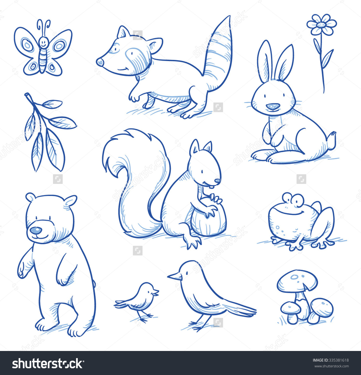 Simple Sketches Of Animals at Explore