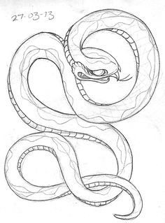 236x319 The 26 Best Simple Snake Tattoo Images Snake Tattoo - Simple Snake Sketch