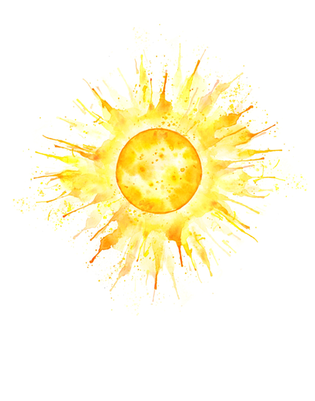 Collection Of Cute Sun Drawing Tumblr High Quality, Free - Simple Sun Sketc...