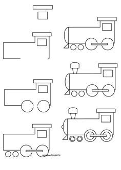 236x333 Aprendiendo A Dibujar Medios De Transportes Creative Inspiration - Simple Train Sketch