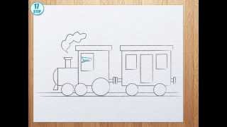 320x180 How To Draw A Train - Simple Train Sketch