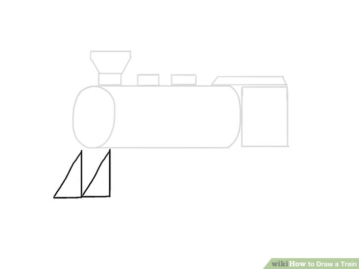 728x546 4 Ways To Draw A Train - Simple Train Sketch