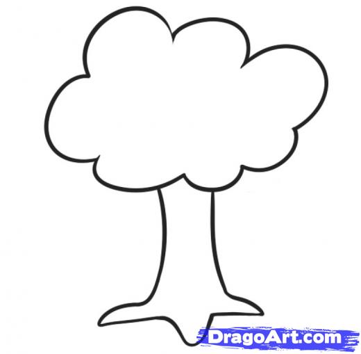 Simple Tree Sketch At Paintingvalley Com Explore Collection Of