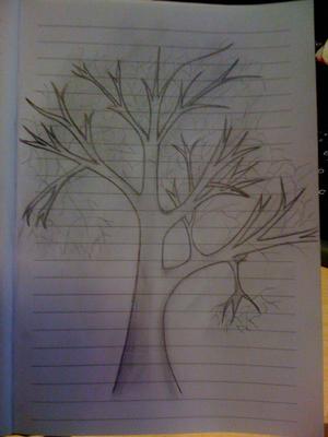 300x400 My Simple Tree - Simple Tree Sketch
