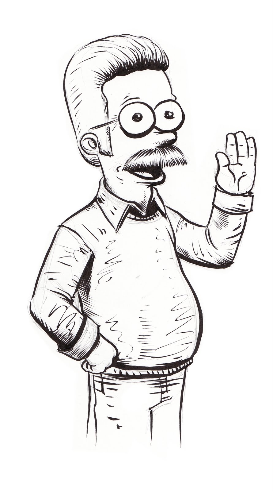 891x1600 Pretty Good Blog Simpsons Sketch Doodly - Simpsons Sketch