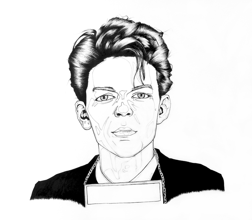 1000x876 Francis (Frank) Sinatra - Sinatra Sketch