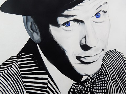 480x360 Frank Sinatra Fine Art Print By Ed Capeau - Sinatra Sketch