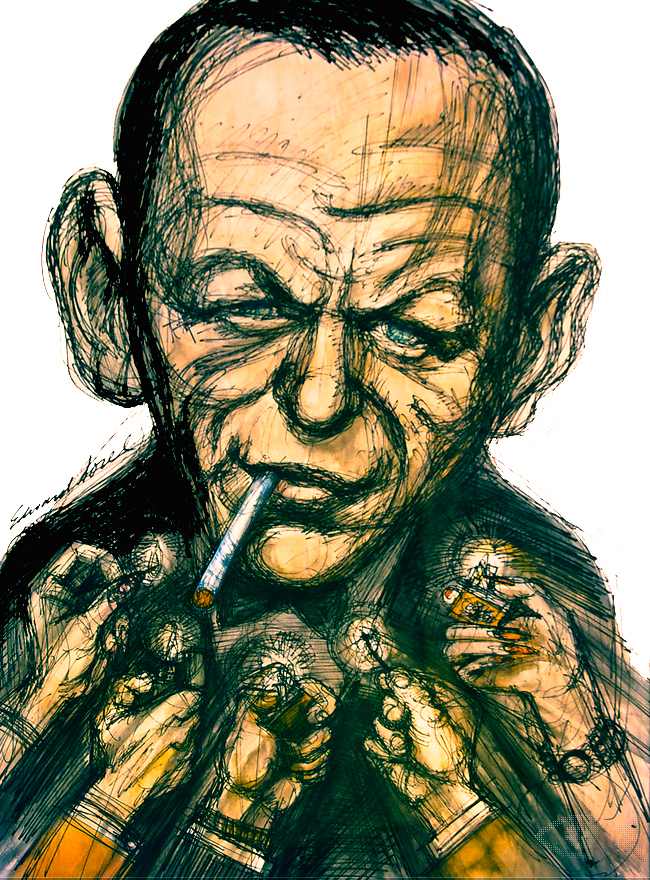 650x880 Frank Sinatra Has A Cold - Sinatra Sketch