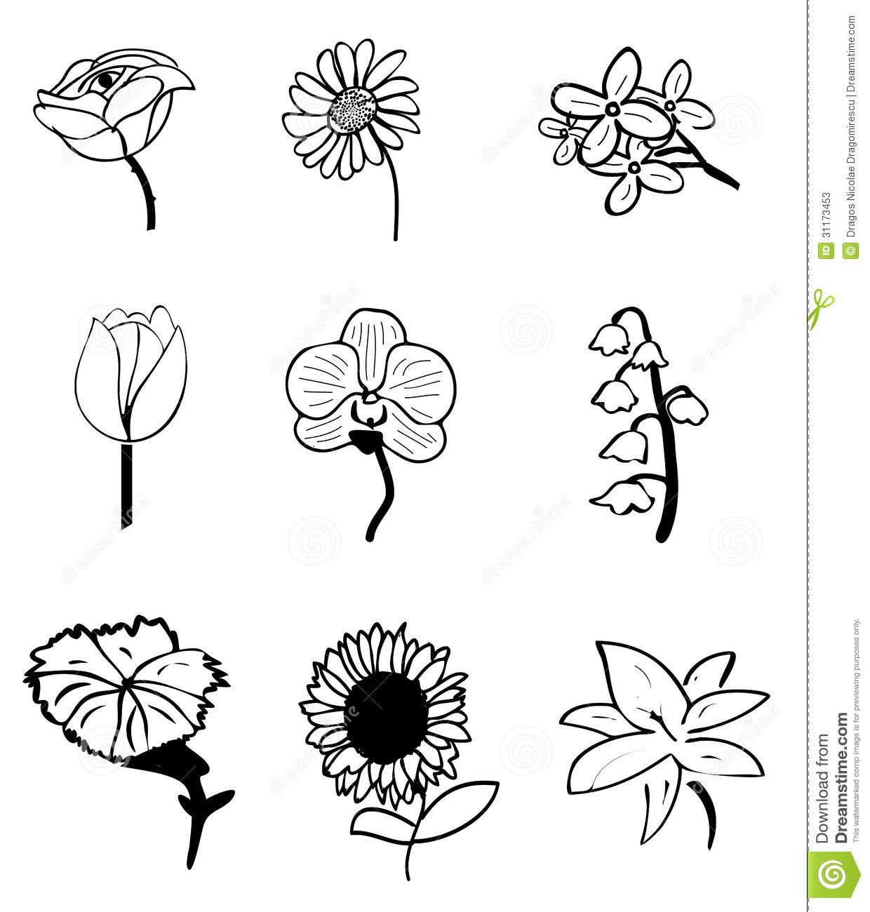 1240x1300 Image Result For Simple Flower Sketch Art Flower - Single Flower Sketch