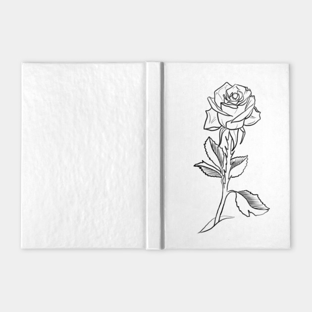 630x630 Single Rose - Single Rose Sketch