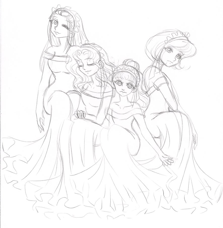 885x903 Oe - Sisters Sketch