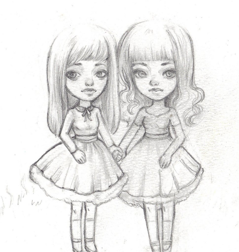 970x1024 Sisters Sketch Pencil On My Favorite Paper You Can See - Sisters Sketch