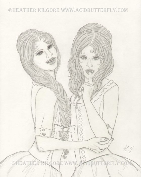 559x700 Sketch Fest! - Sisters Sketch
