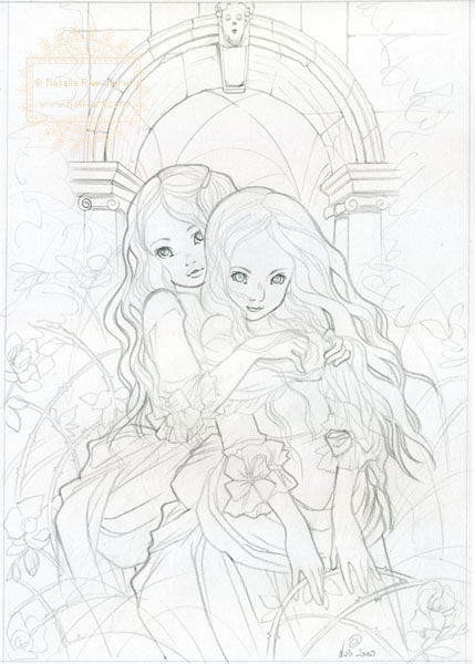 429x600 Victorian Sisters - Sisters Sketch