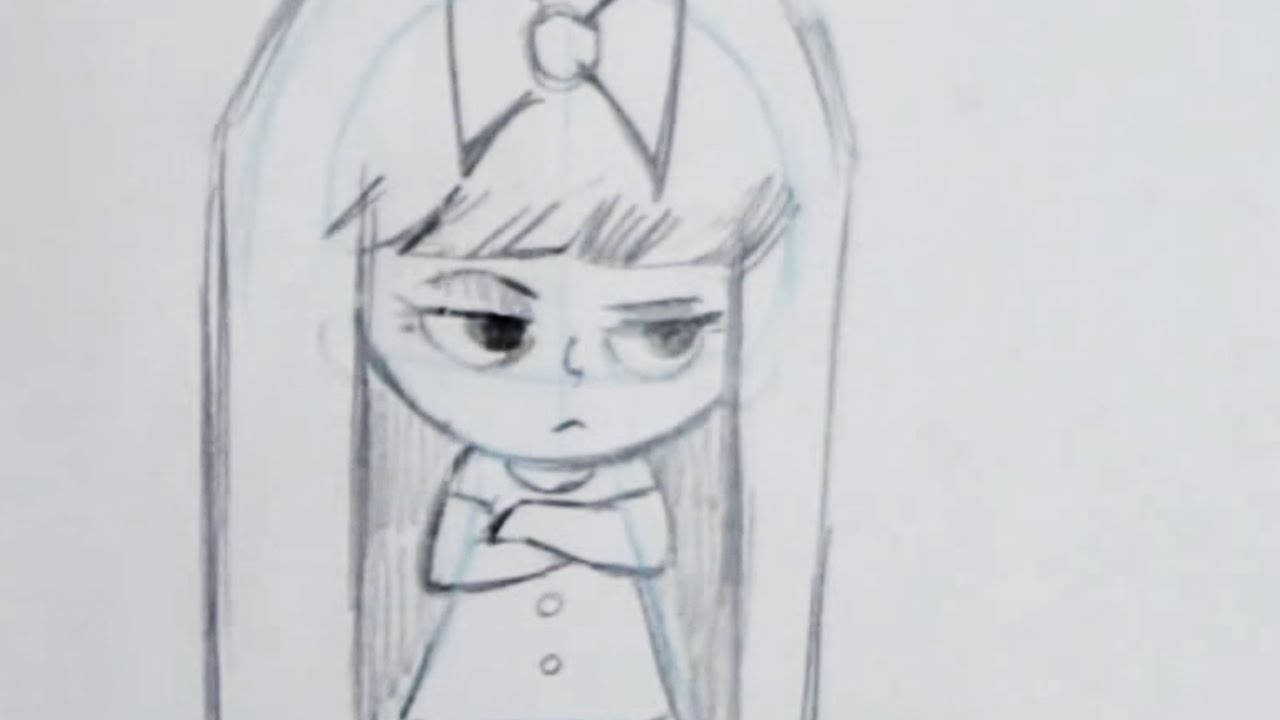 1280x720 How To Draw An Annoyed Sister (Step By Step) - Sisters Sketch