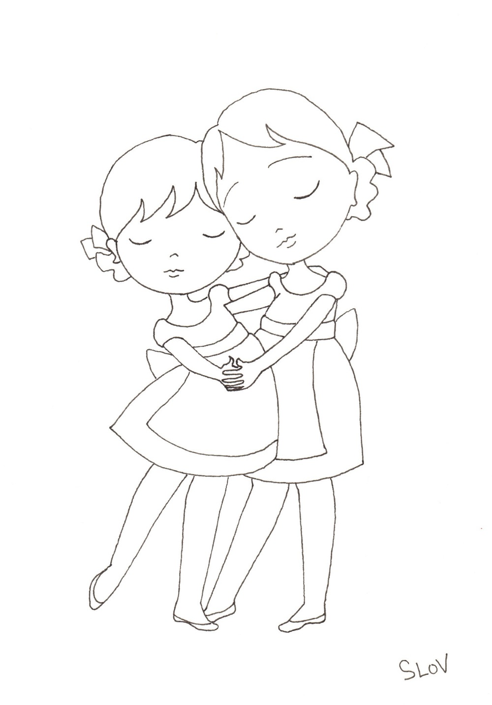 1000x1432 Morning Sketch 3 Slovly - Sisters Sketch