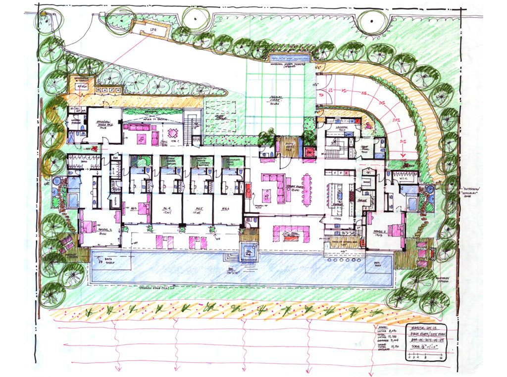 1024x762 Hand Sketches Ryan Levis Architect Inc. - Site Plan Sketch