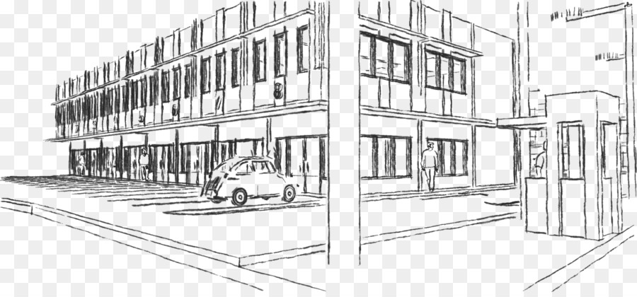 900x420 Site Plan Residential Area Sketch - Site Plan Sketch