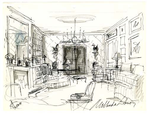 500x387 Interior Sketch Draw Interior Sketch, Sketches And - Situation Sketch