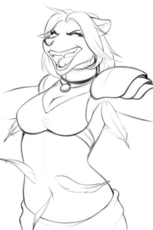 500x750 Rhona In Ticklish Situation - Situation Sketch