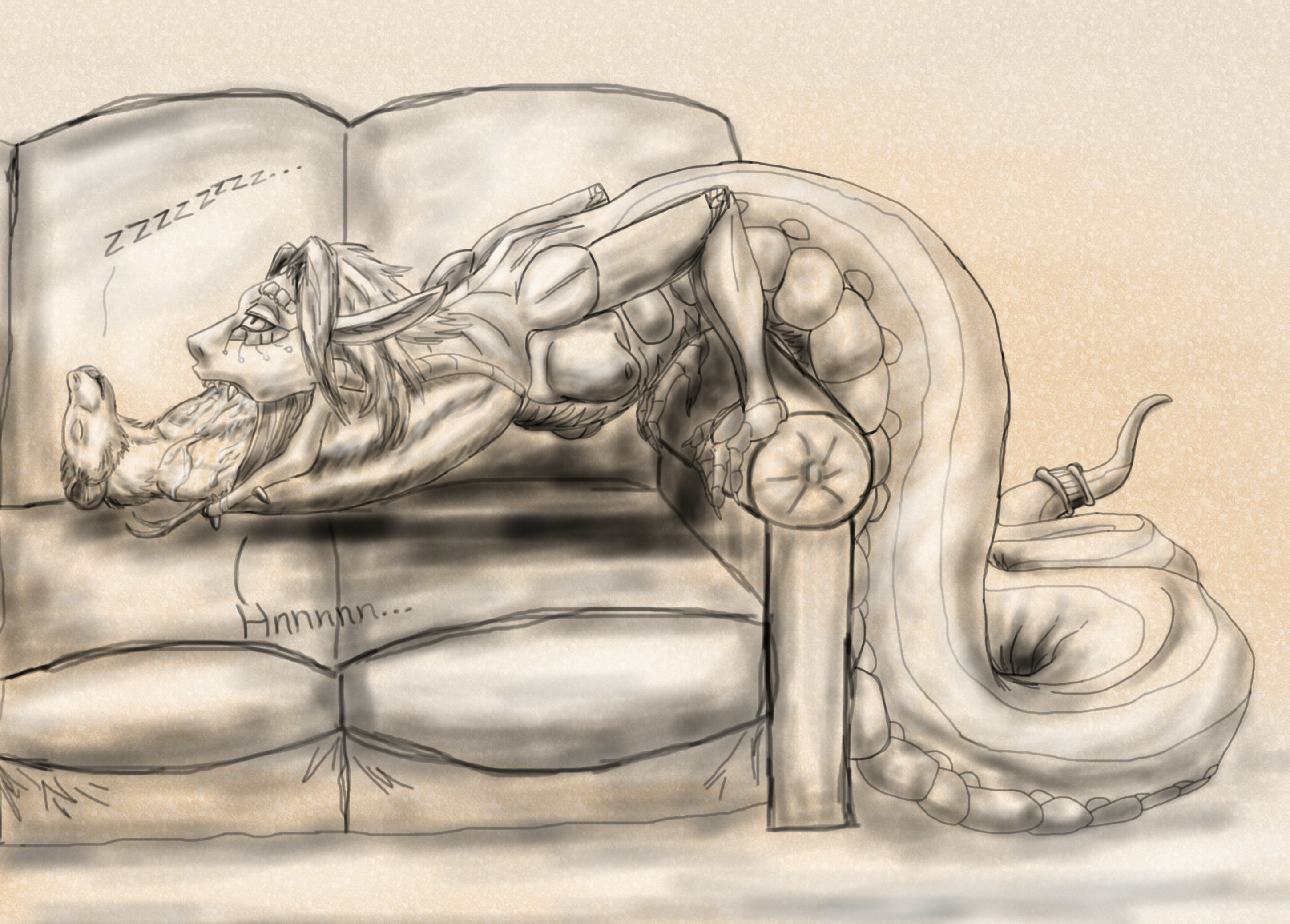 2900x2078 Taking Advantage Of The Situation... Weasyl - Situation Sketch