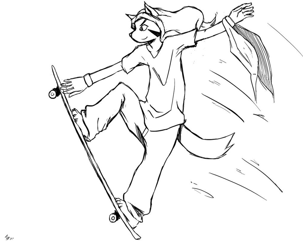 999x799 Skate Sketch By Edukt - Skate Sketch