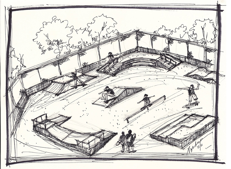 Skatepark Sketch at Explore collection of
