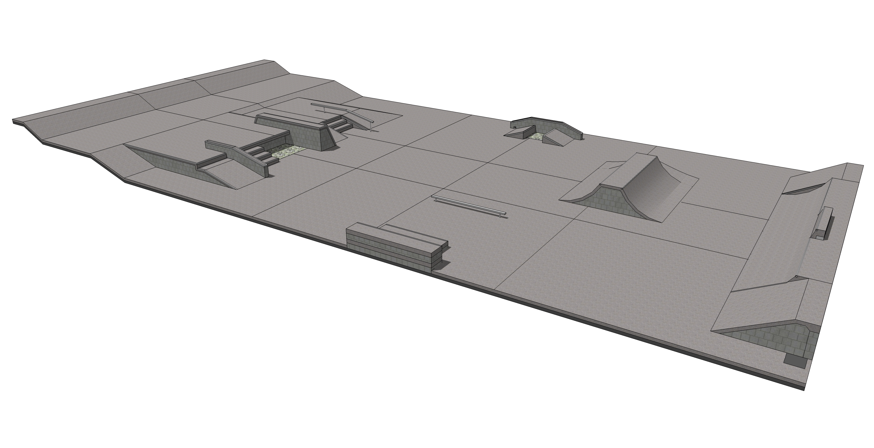 3000x1540 Mangere Mountain Skate Park Under Construction Isthmus Blog - Skatepark Sketch