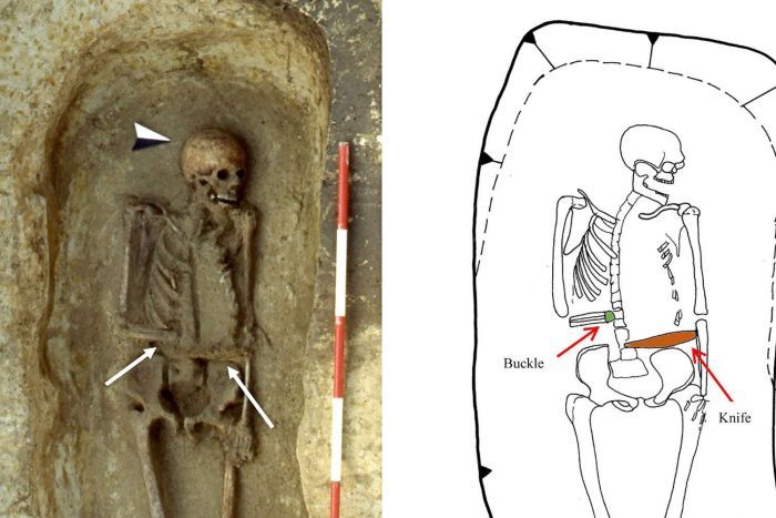 700x467 Italian Anthropologists Unearth Skeleton Of Man Who Used Knife As - Skeleton Arm Sketch