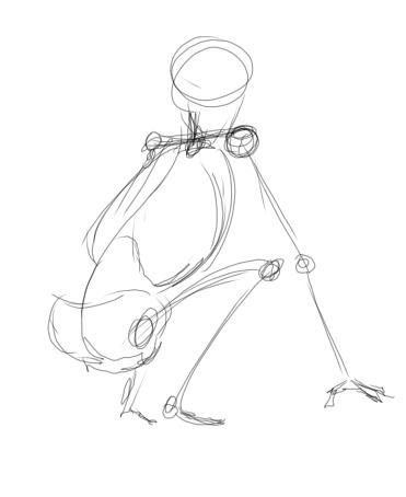 371x454 Started To Draw Again After Long Time With Skeleton Sketches - Skeleton Arm Sketch